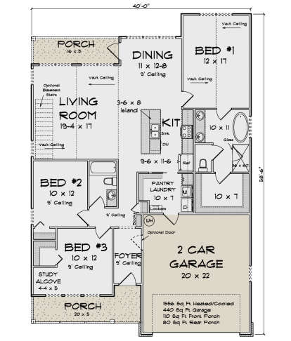 Main Floor  for House Plan #4848-00441