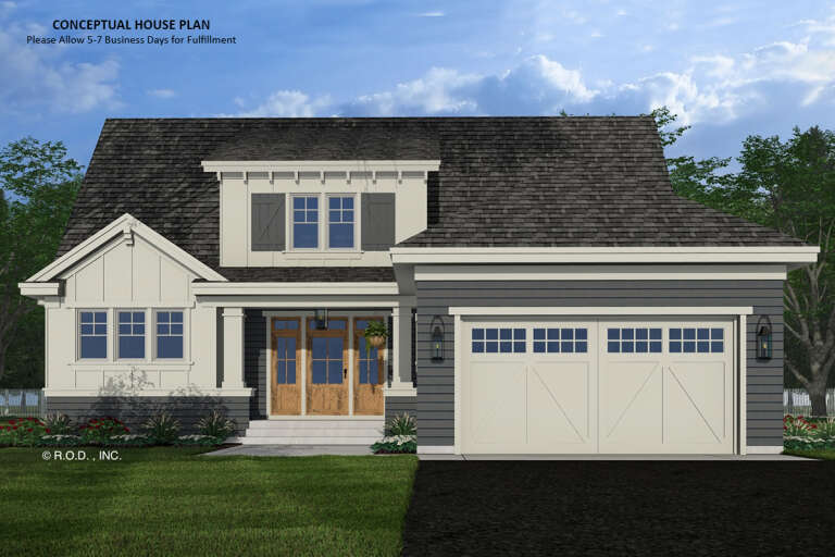 House Plan House Plan #32225 Front Elevation 