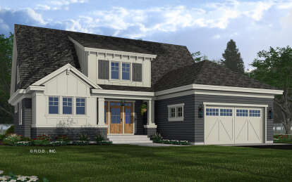 Craftsman House Plan #098-00468 Elevation Photo