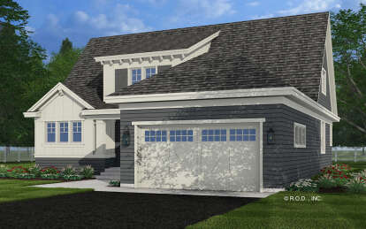 Craftsman House Plan #098-00468 Elevation Photo