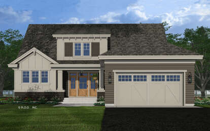 Craftsman House Plan #098-00469 Elevation Photo