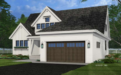 Modern Farmhouse House Plan #098-00470 Elevation Photo