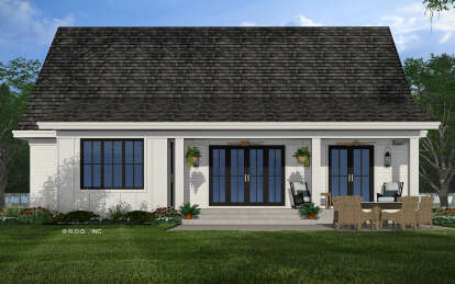 Modern Farmhouse House Plan #098-00470 Elevation Photo