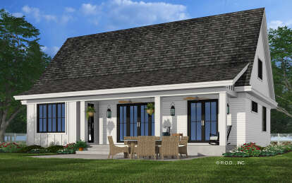 Modern Farmhouse House Plan #098-00470 Elevation Photo