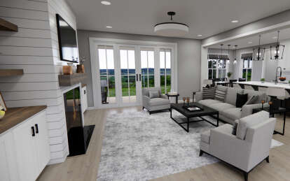 Modern Farmhouse House Plan #098-00470 Additional Photo