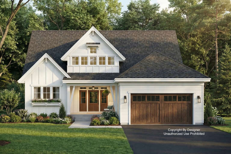 House Plan House Plan #32228 Front Elevation 