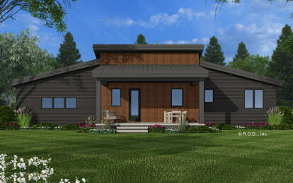 Contemporary House Plan #098-00472 Elevation Photo