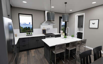 Contemporary House Plan #098-00472 Additional Photo