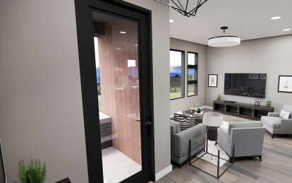 Contemporary House Plan #098-00472 Additional Photo