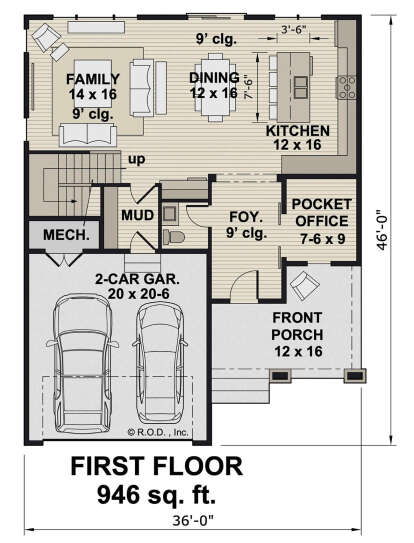 Main Floor  for House Plan #098-00473