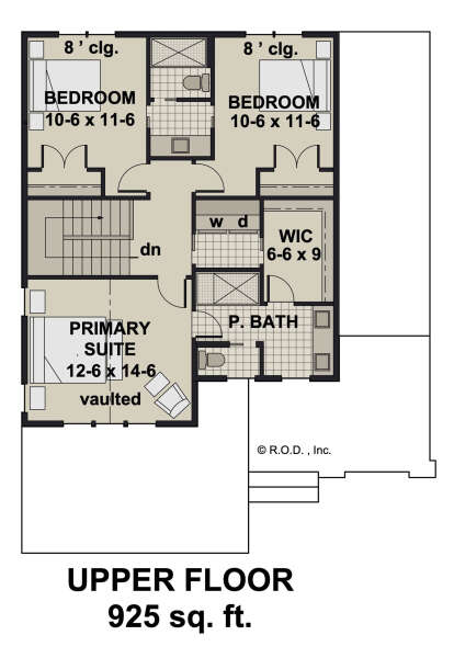 Second Floor for House Plan #098-00473