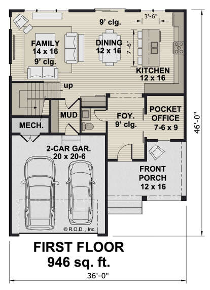 Main Floor  for House Plan #098-00474