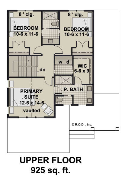 Second Floor for House Plan #098-00474