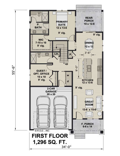 Main Floor  for House Plan #098-00477