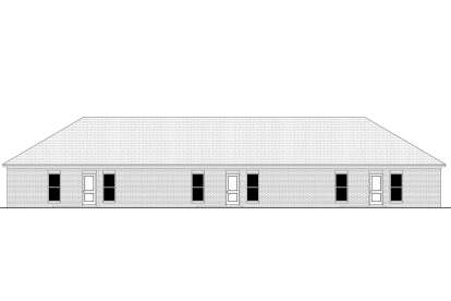 Traditional House Plan #041-00377 Elevation Photo