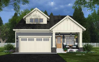 Craftsman House Plan #098-00479 Elevation Photo