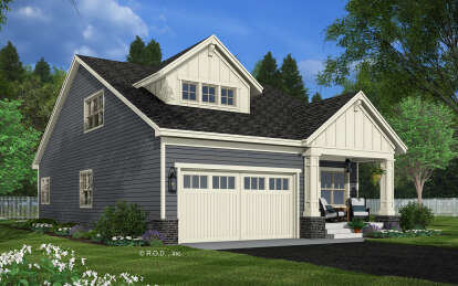 Craftsman House Plan #098-00479 Elevation Photo
