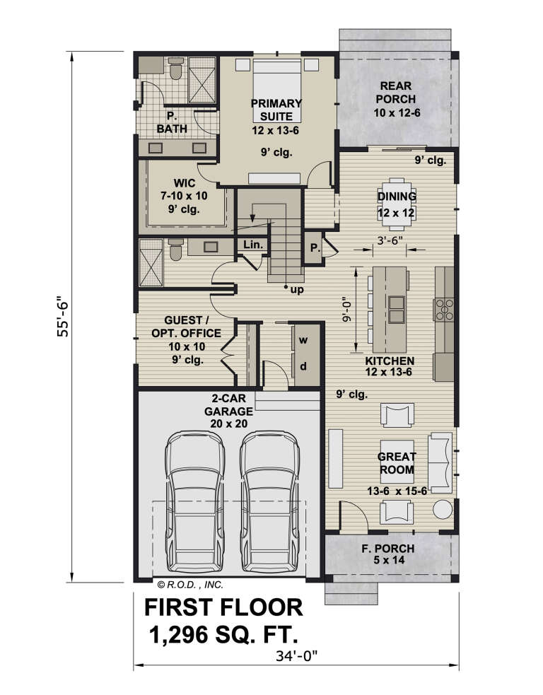 House Plan House Plan #32238 Drawing 1
