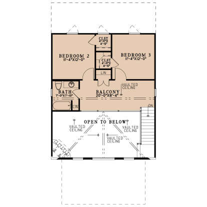 Second Floor for House Plan #8318-00403