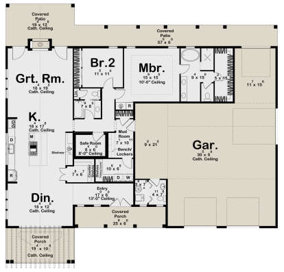 Main Floor  for House Plan #963-01088