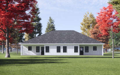 Modern Farmhouse House Plan #7983-00132 Elevation Photo