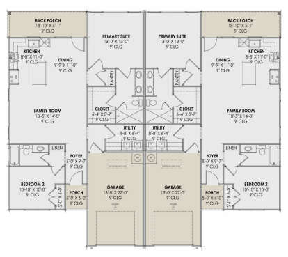 Main Floor  for House Plan #7983-00132
