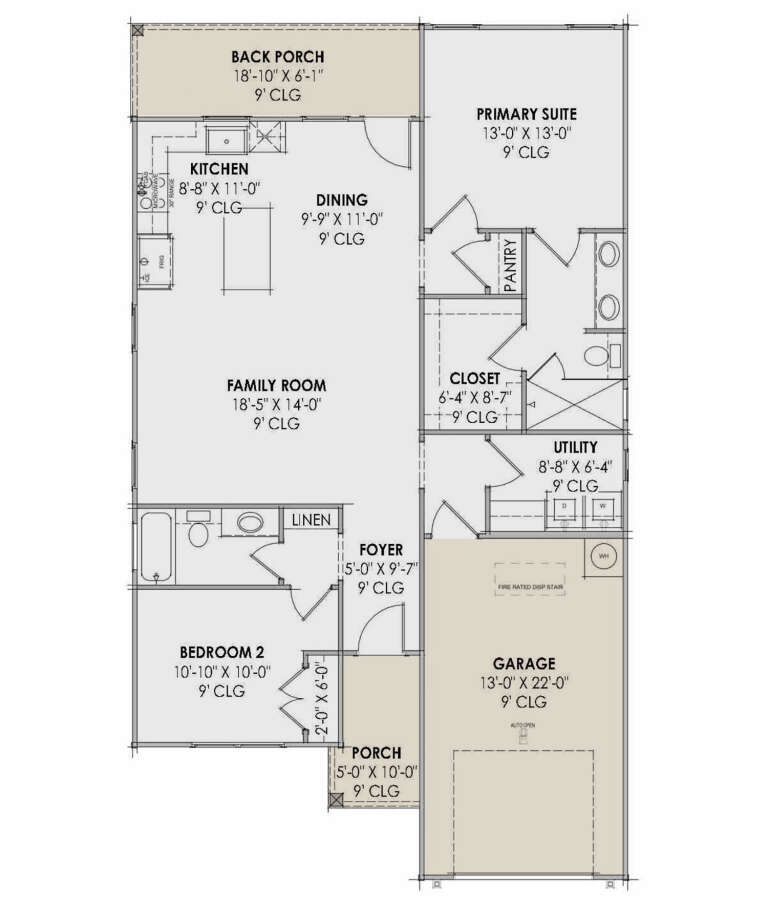 House Plan House Plan #32244 Drawing 1