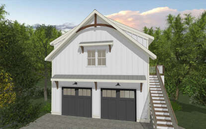 Modern Farmhouse House Plan #6316-00017 Elevation Photo