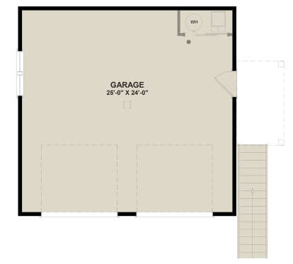 Garage Floor for House Plan #6316-00017