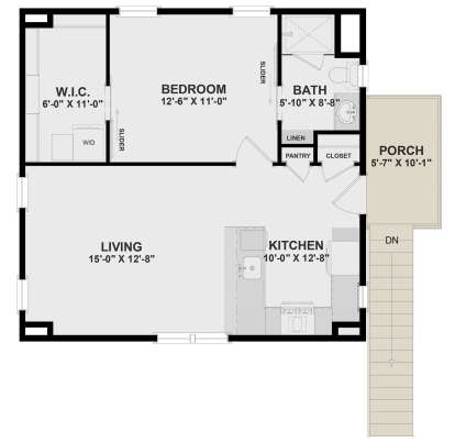 Second Floor for House Plan #6316-00017
