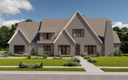 French Country House Plan #7568-00033 Elevation Photo