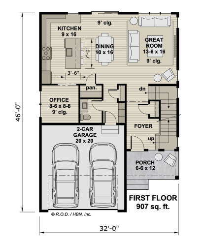 Main Floor  for House Plan #098-00481