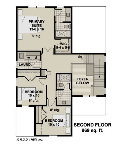 Second Floor for House Plan #098-00481