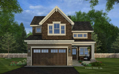 Craftsman House Plan #098-00482 Elevation Photo