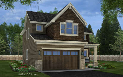 Craftsman House Plan #098-00482 Elevation Photo