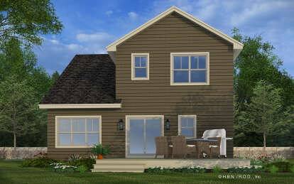 Craftsman House Plan #098-00482 Elevation Photo