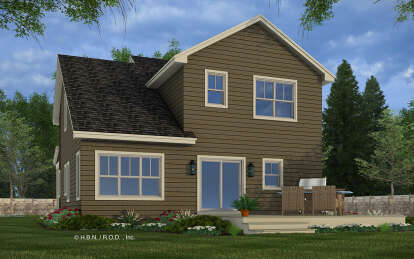 Craftsman House Plan #098-00482 Elevation Photo