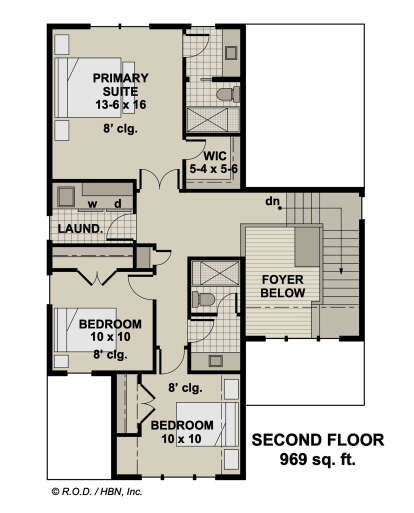 Second Floor for House Plan #098-00482