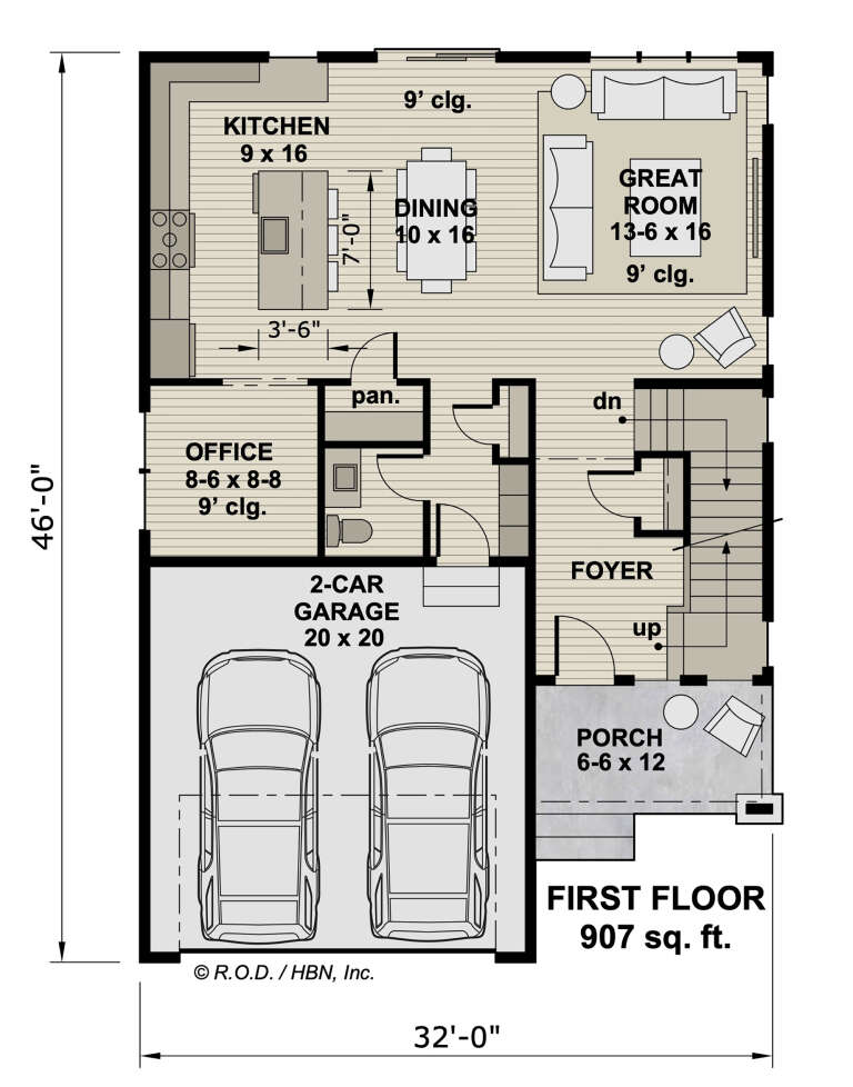 House Plan House Plan #32249 Drawing 1
