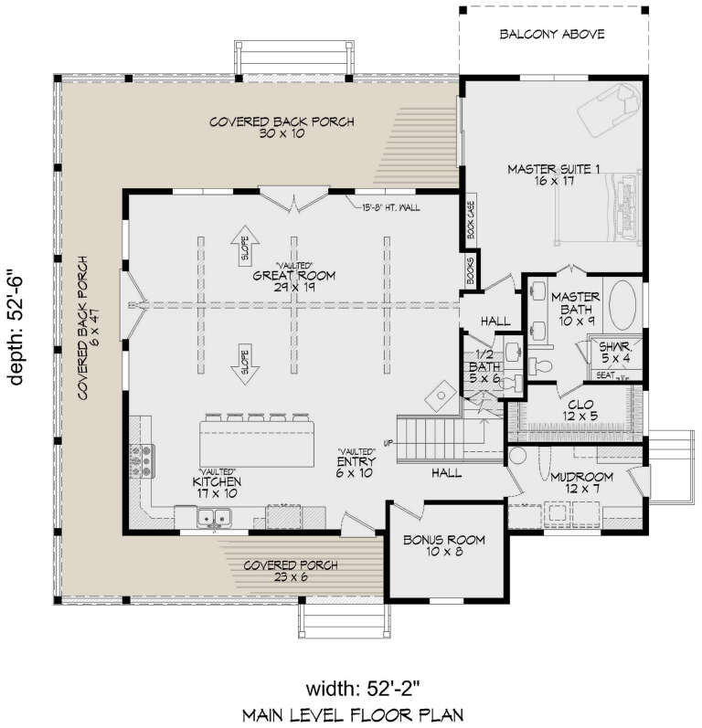 House Plan House Plan #32251 Drawing 1