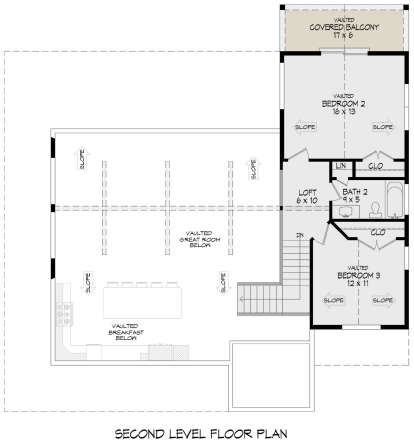Second Floor for House Plan #940-01228