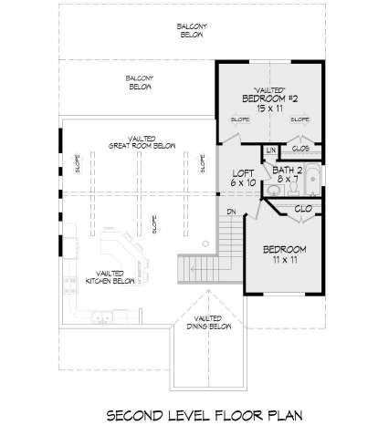 Second Floor for House Plan #940-01229
