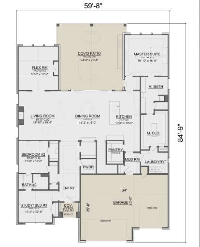 Main Floor  for House Plan #7071-00038