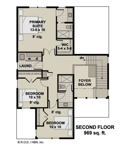 Second Floor for House Plan #098-00484