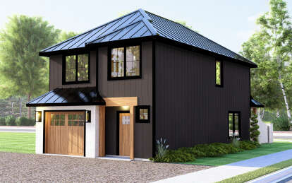 Modern House Plan #5032-00321 Elevation Photo