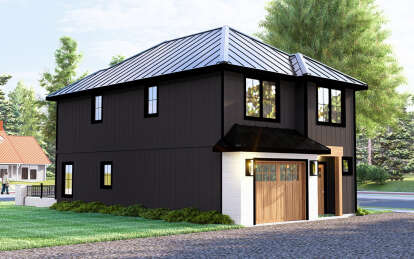 Modern House Plan #5032-00321 Elevation Photo