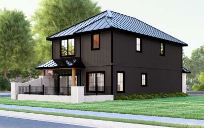Modern House Plan #5032-00321 Elevation Photo