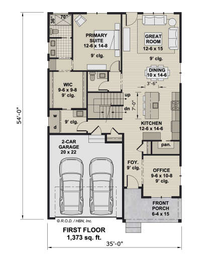 Main Floor  for House Plan #098-00486