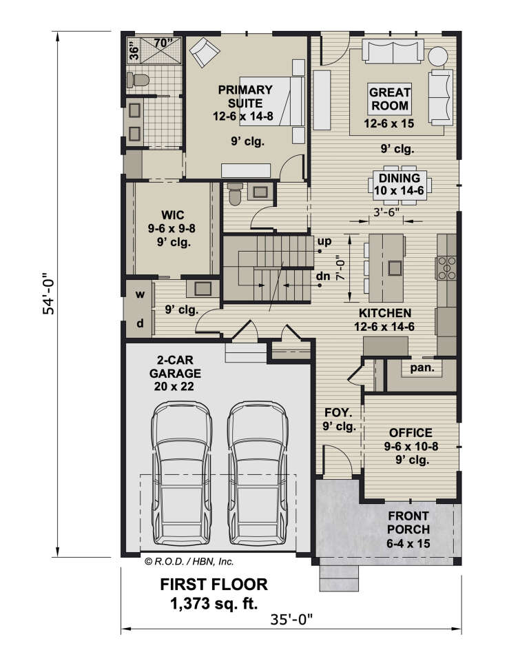 House Plan House Plan #32257 Drawing 1