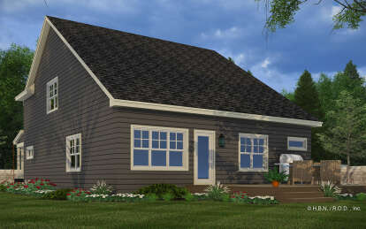 Craftsman House Plan #098-00487 Elevation Photo
